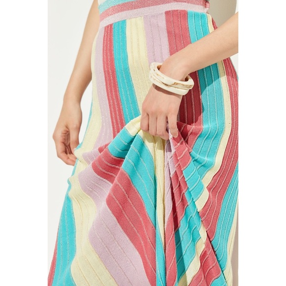 Anthropologie Striped Knit Maxi Skirt - Picture 6 of 7